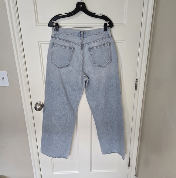 Adolde Low Slung Baggy In Libertine Blue Denim Jeans Women's 28 - Picture 4 of 14